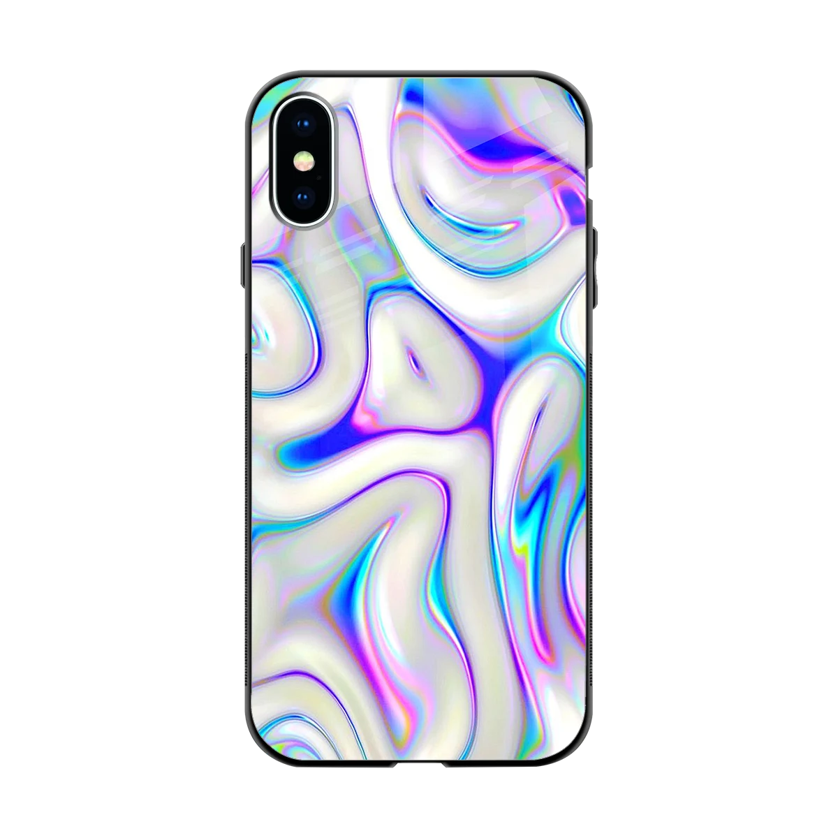 Lilac Drift back phone cover | glass case for iphone x