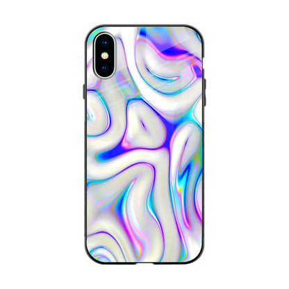 Lilac Drift back phone cover | glass case for iphone x