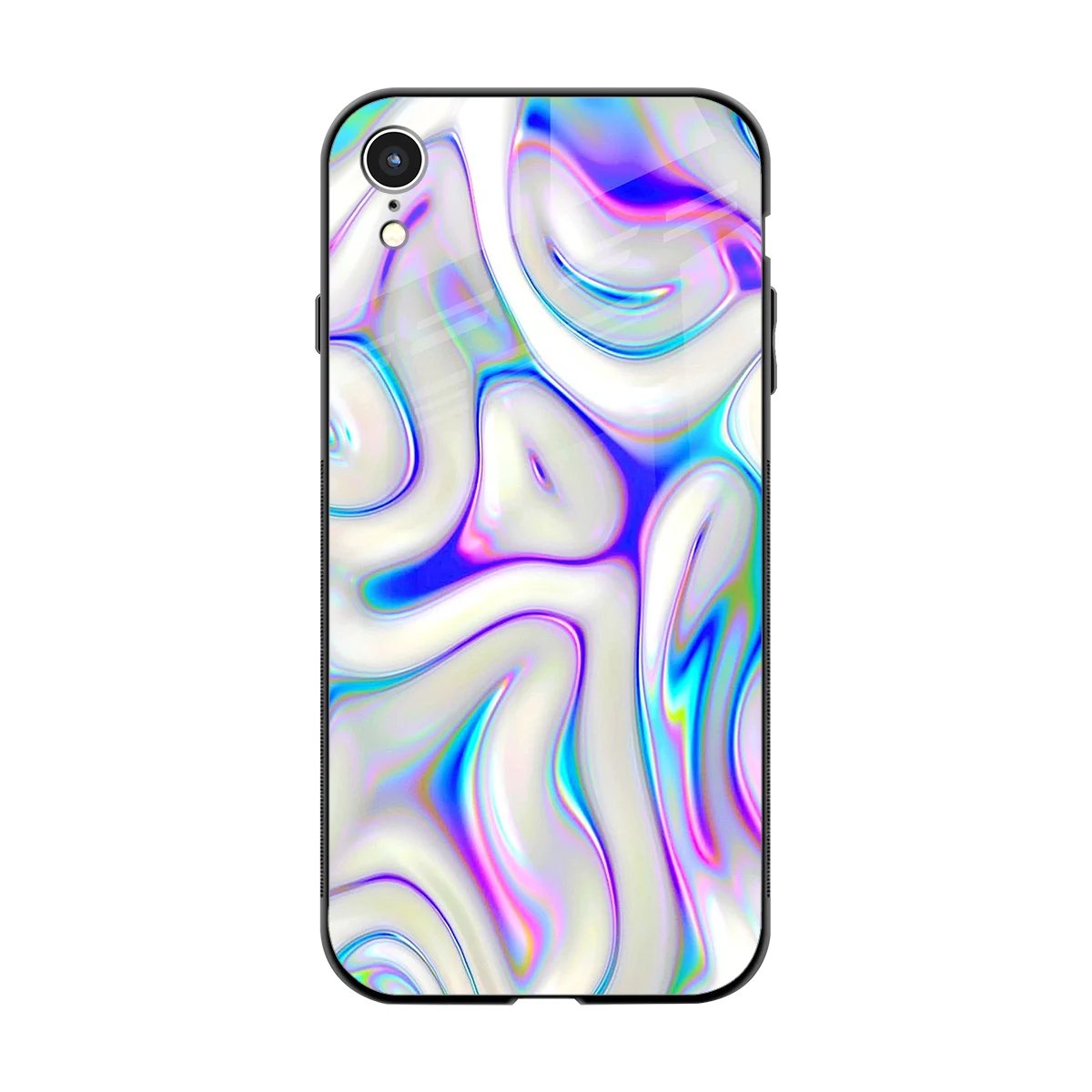 Lilac Drift back phone cover | glass case for iphone xr
