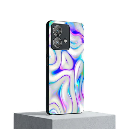 Lilac Drift motorola edge 40 neo 5g mobile cover | shockproof glass phone case
