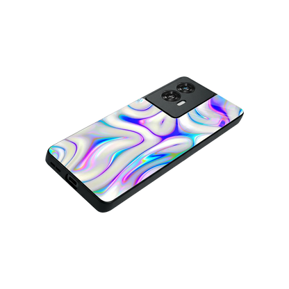 Lilac Drift stylish phone case for motorola edge 50 fusion | glossy glass and slim fit