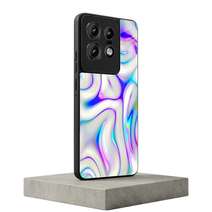 Lilac Drift motorola edge 50 pro mobile cover | shockproof glass phone case