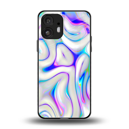 Lilac Drift back phone cover | glass case for nothing phone 2