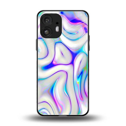 Lilac Drift back phone cover | glass case for nothing phone 2