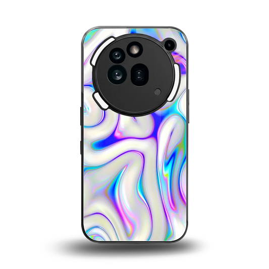 Lilac Drift back phone cover | glass case for nothing phone 3a pro