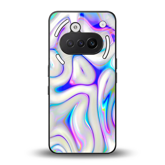 Lilac Drift back phone cover | glass case for nothing phone 3a