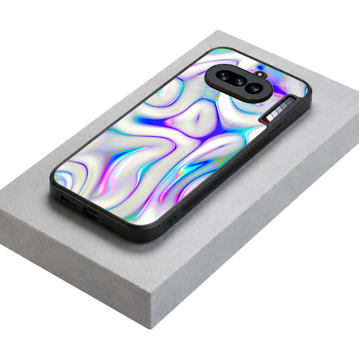 Lilac Drift stylish phone case for nothing phone 4a | glossy glass and slim fit