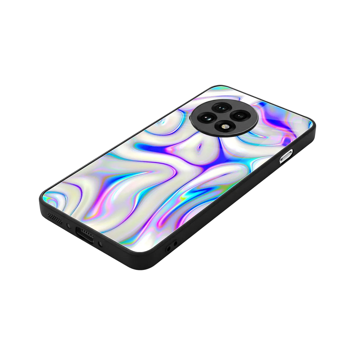Lilac Drift stylish phone case for oneplus 13r | glossy glass and slim fit