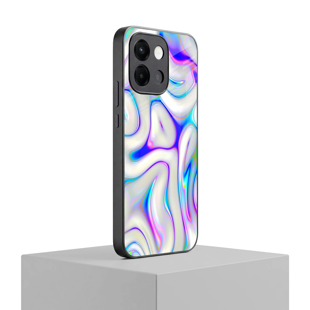 Lilac Drift oneplus 13s mobile cover | shockproof glass phone case