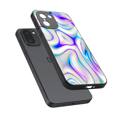 Lilac Drift sleek oneplus 15r cover with tempered glass back and TPU edges