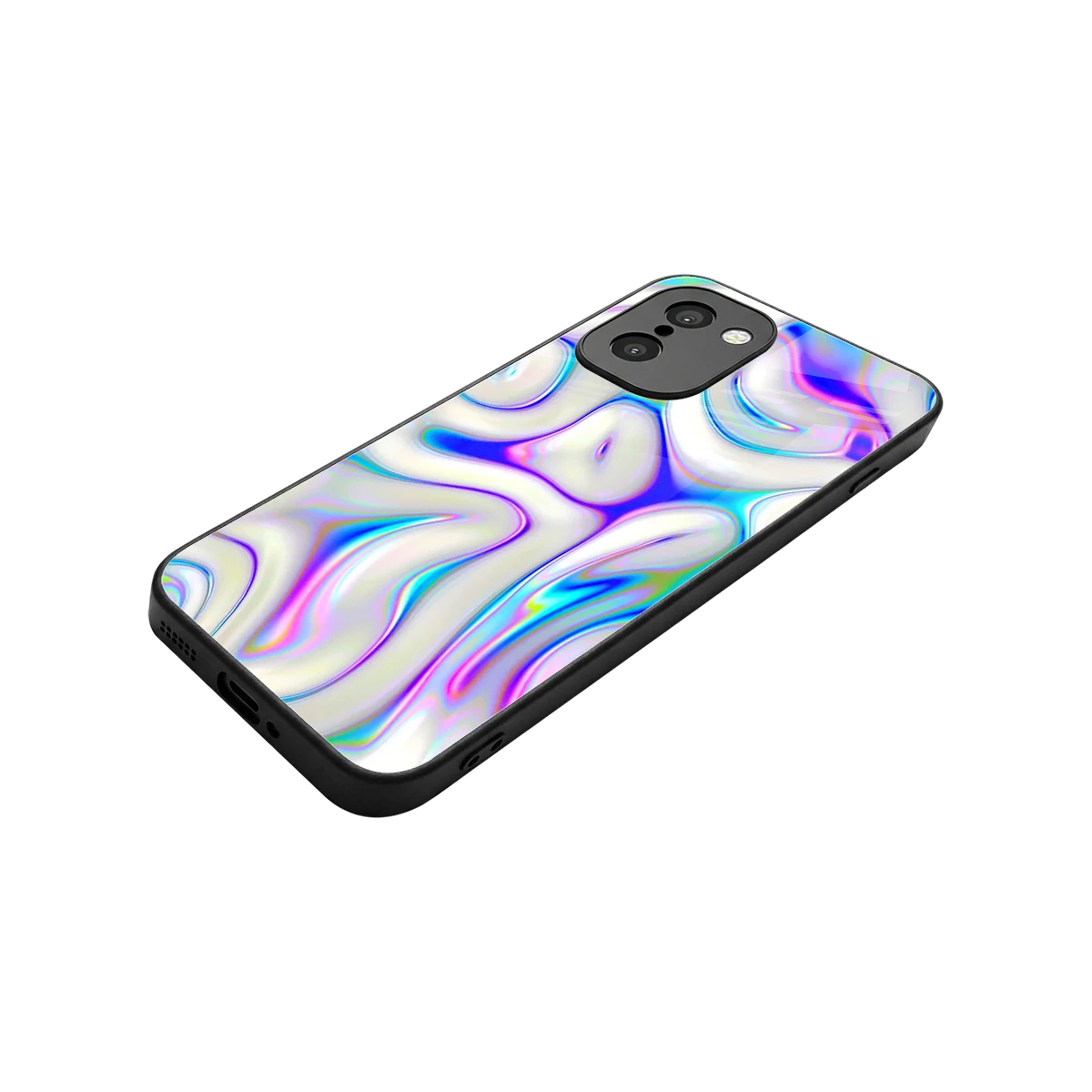 Lilac Drift stylish phone case for oneplus 15r | glossy glass and slim fit