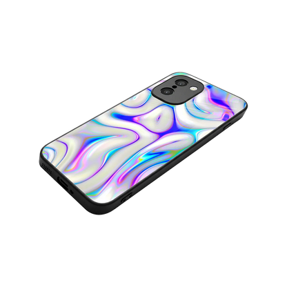 Lilac Drift stylish phone case for oneplus 15r | glossy glass and slim fit