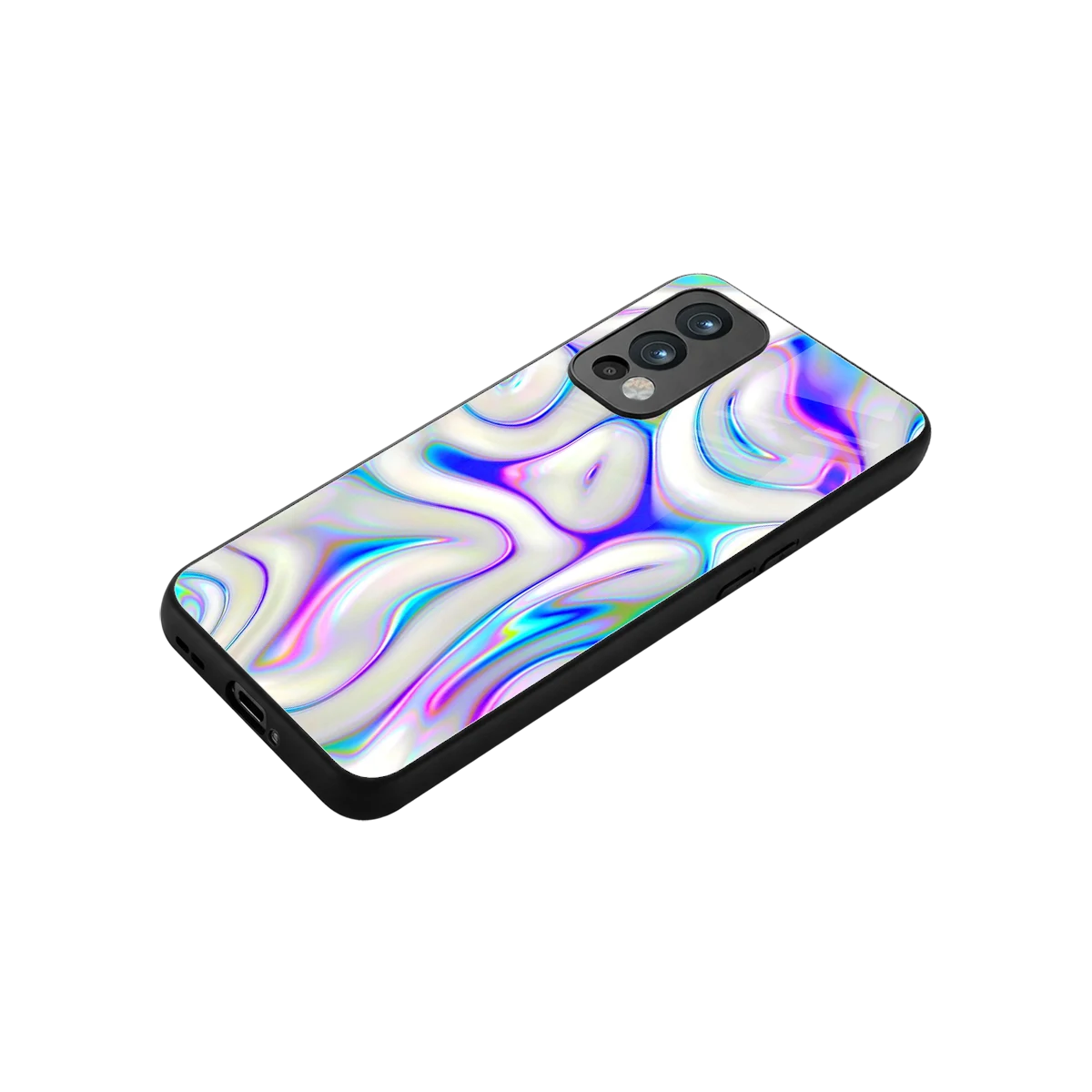 Lilac Drift stylish phone case for oneplus nord 2 | glossy glass and slim fit