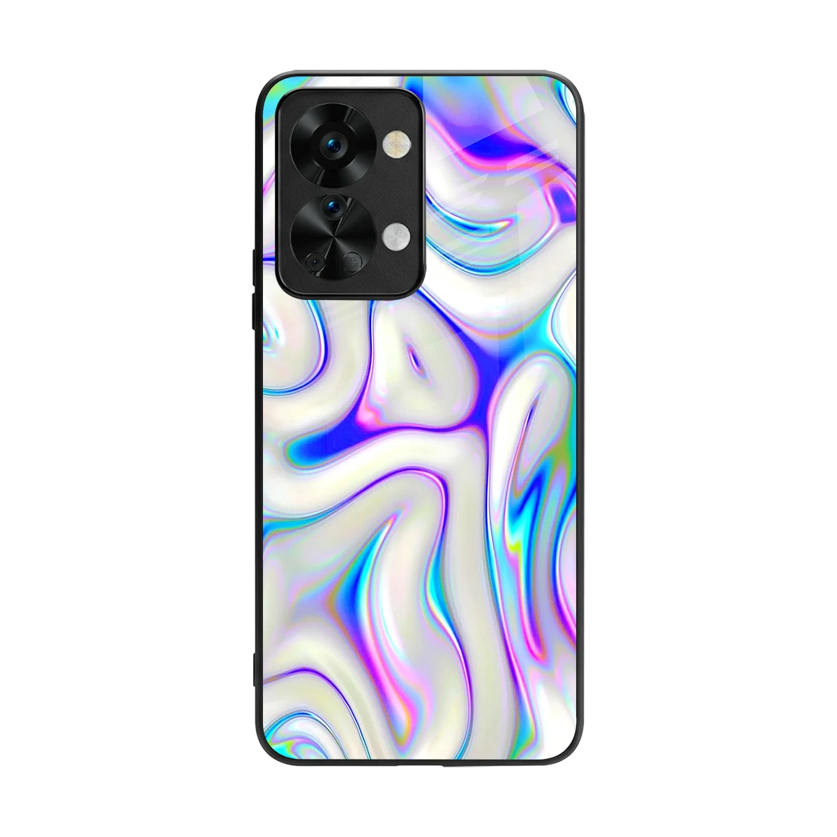 Lilac Drift back phone cover | glass case for oneplus nord 2t