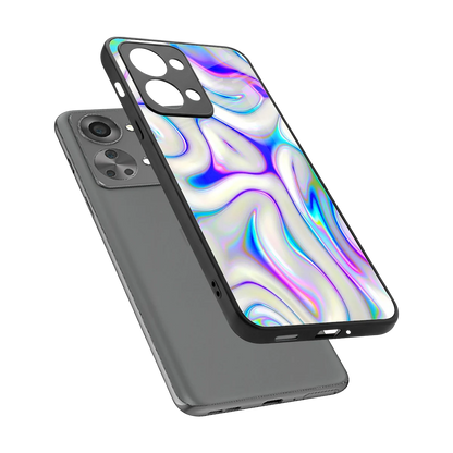 Lilac Drift sleek oneplus nord 2t cover with tempered glass back and TPU edges