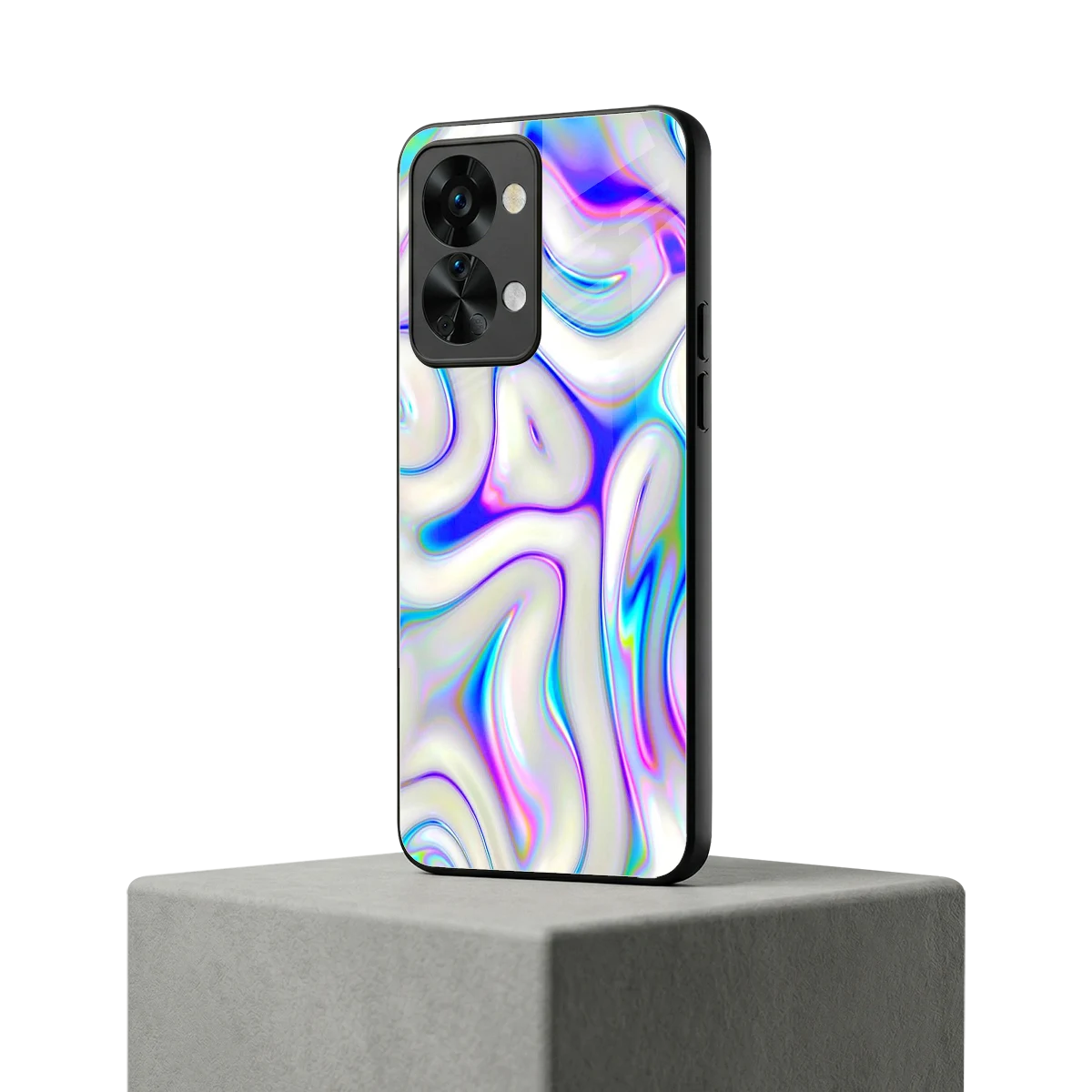Lilac Drift oneplus nord 2t mobile cover | shockproof glass phone case