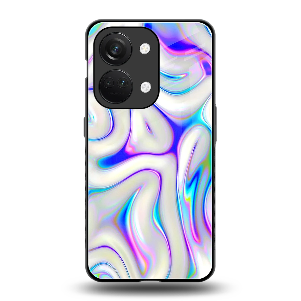 Lilac Drift back phone cover | glass case for oneplus nord 3