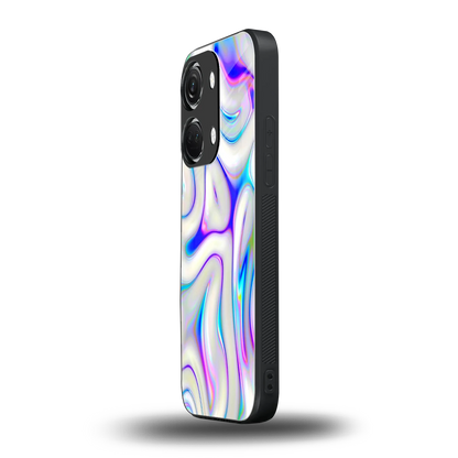 Lilac Drift oneplus nord 3 mobile cover | shockproof glass phone case