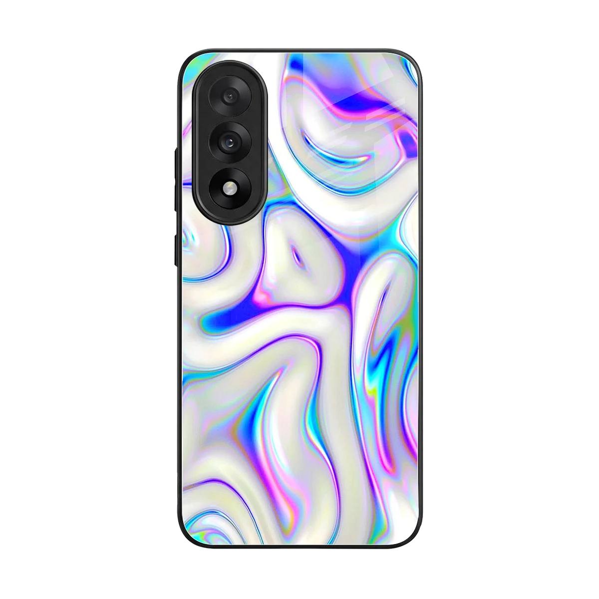 Lilac Drift back phone cover | glass case for oneplus nord 5