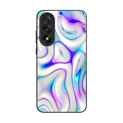 Lilac Drift back phone cover | glass case for oneplus nord 5