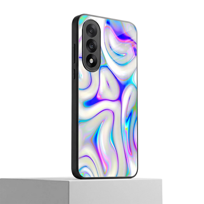 Lilac Drift oneplus nord 5 mobile cover | shockproof glass phone case