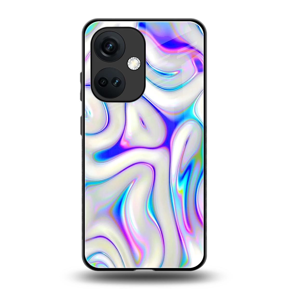 Lilac Drift back phone cover | glass case for oneplus nord ce 3