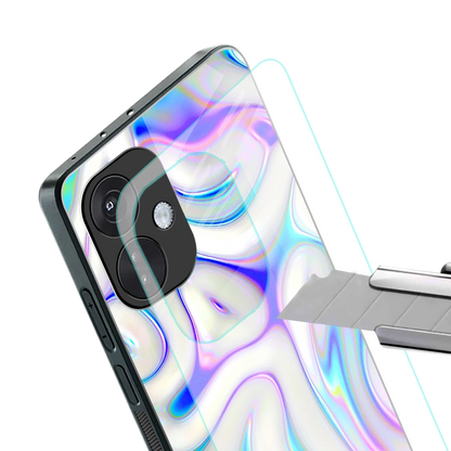 Lilac Drift stylish phone case for oneplus nord ce 3 | glossy glass and slim fit