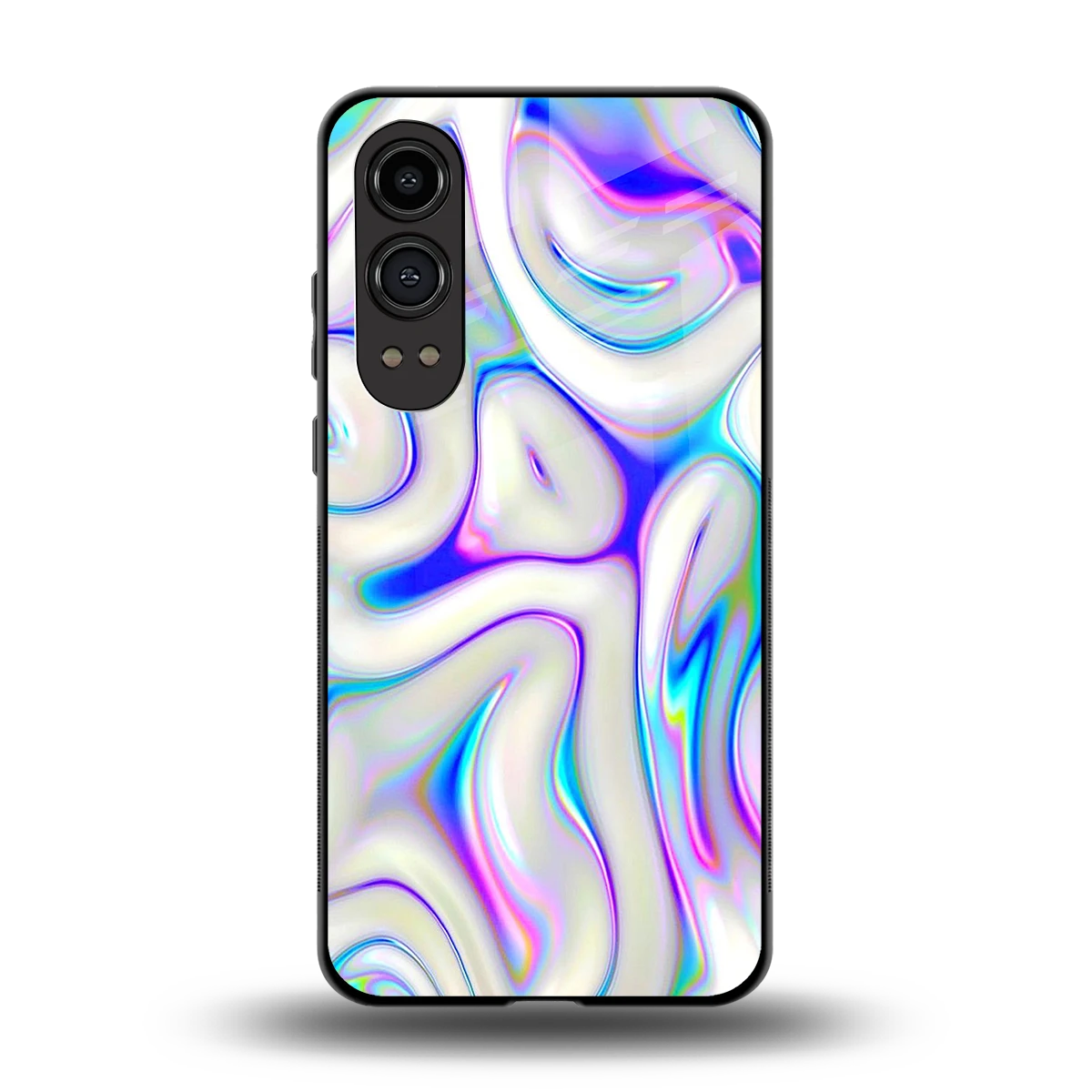 Lilac Drift back phone cover | glass case for oneplus nord ce 4 lite