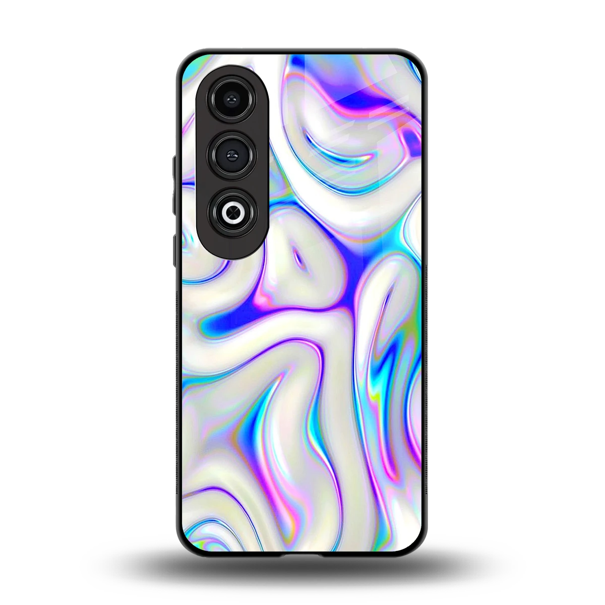 Lilac Drift back phone cover | glass case for oneplus nord ce 4