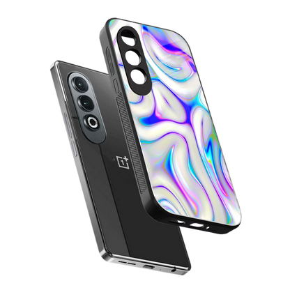 Lilac Drift sleek oneplus nord ce 4 cover with tempered glass back and TPU edges