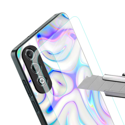 Lilac Drift stylish phone case for oneplus nord ce 4 | glossy glass and slim fit