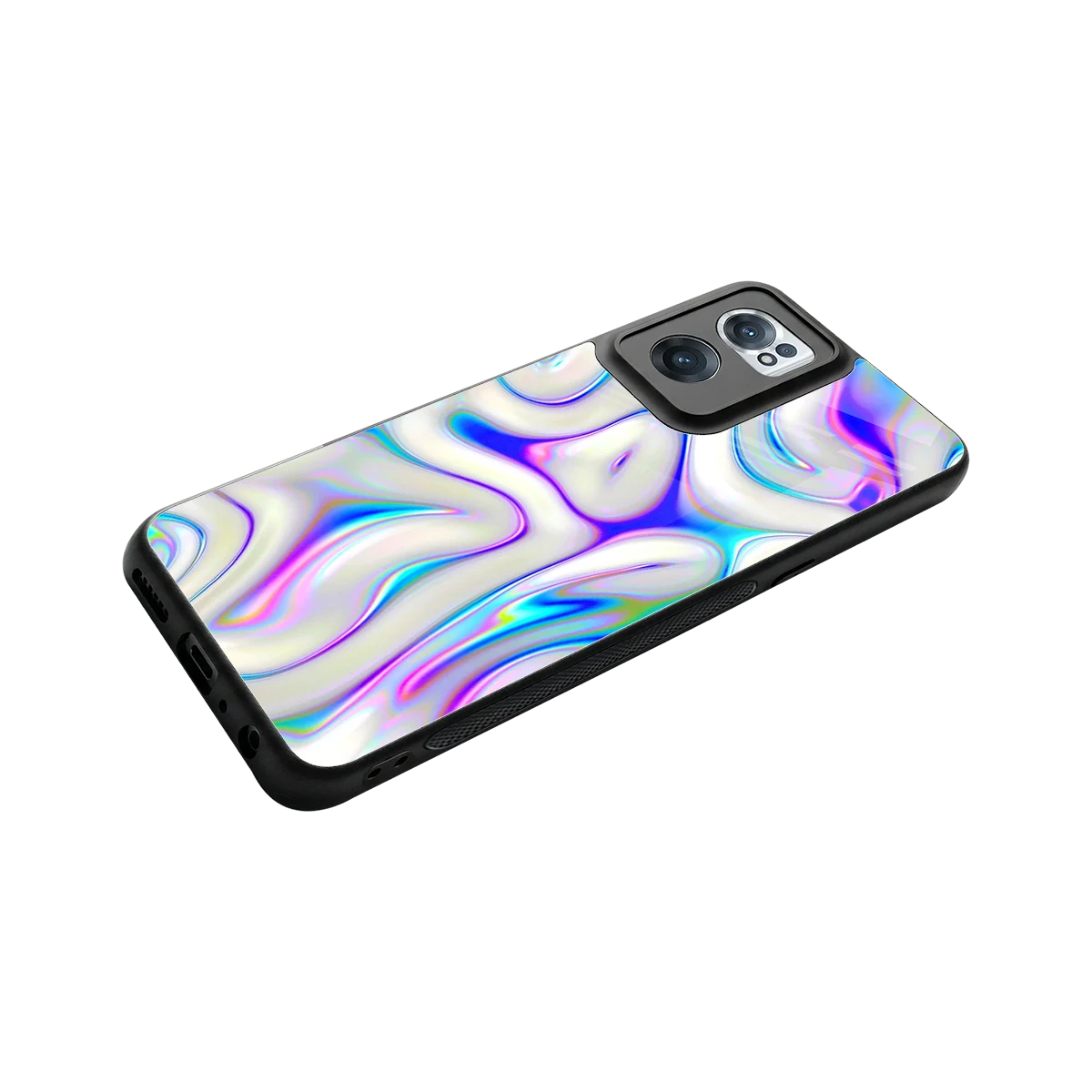 Lilac Drift stylish phone case for oneplus nord ce 2 | glossy glass and slim fit