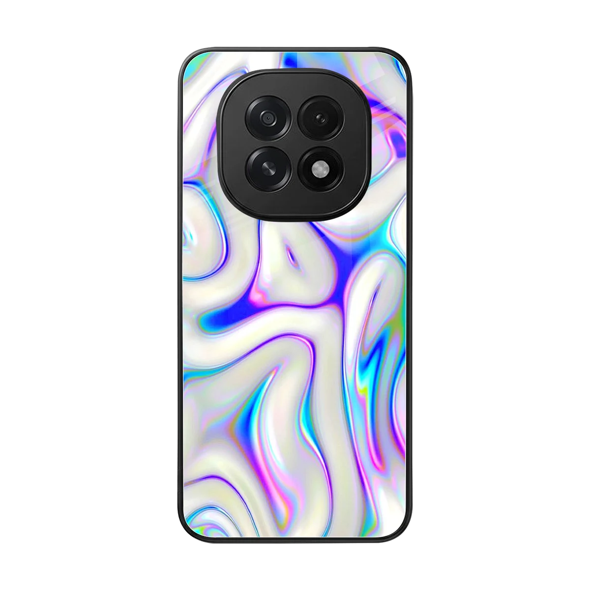 Lilac Drift back phone cover | glass case for oppo f29 5g