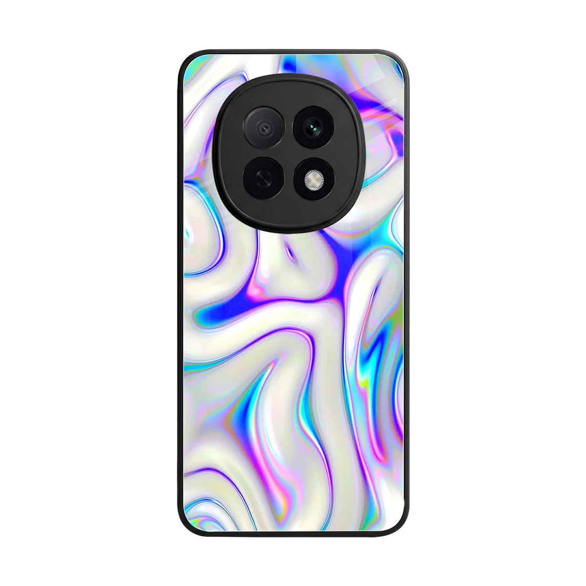 Lilac Drift back phone cover | glass case for oppo f29 pro 5g