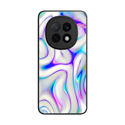 Lilac Drift back phone cover | glass case for oppo f29 pro 5g