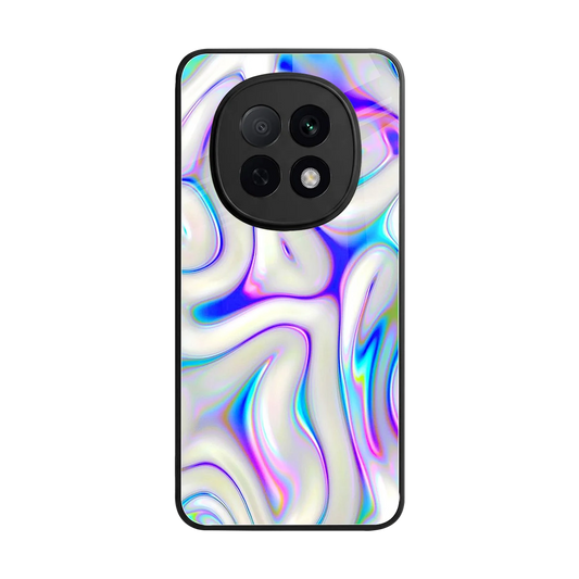 Lilac Drift back phone cover | glass case for oppo f29 pro 5g