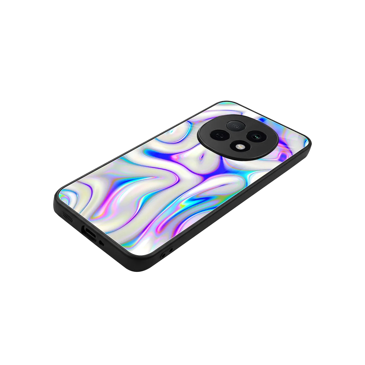 Lilac Drift stylish phone case for oppo f29 pro 5g | glossy glass and slim fit