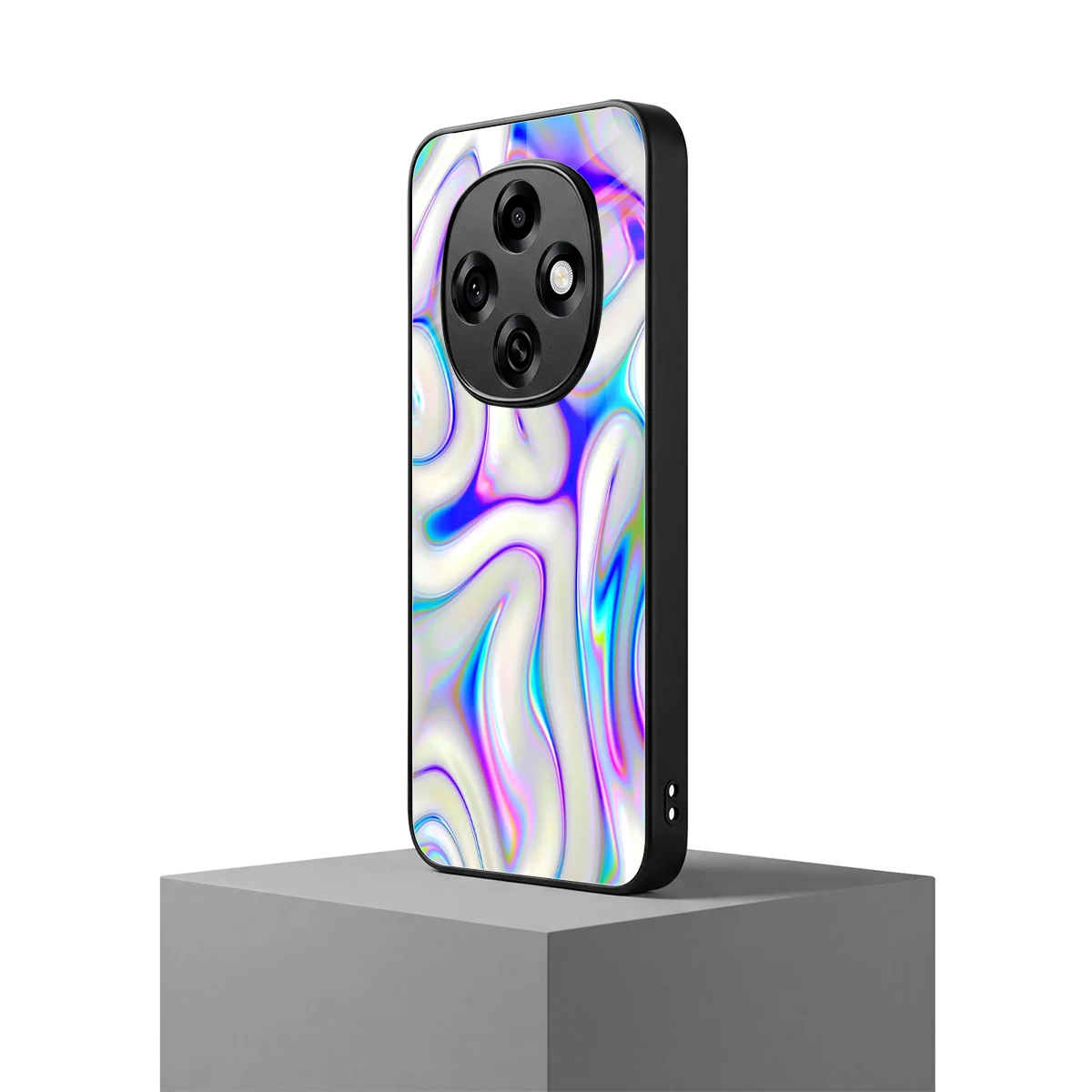 Lilac Drift oppo f31 pro 5g mobile cover | shockproof glass phone case