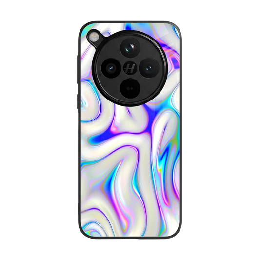 Lilac Drift back phone cover | glass case for oppo find x8