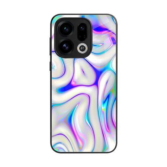 Lilac Drift back phone cover | glass case for oppo find x9