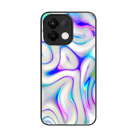 Lilac Drift back phone cover | glass case for oppo k13 5g