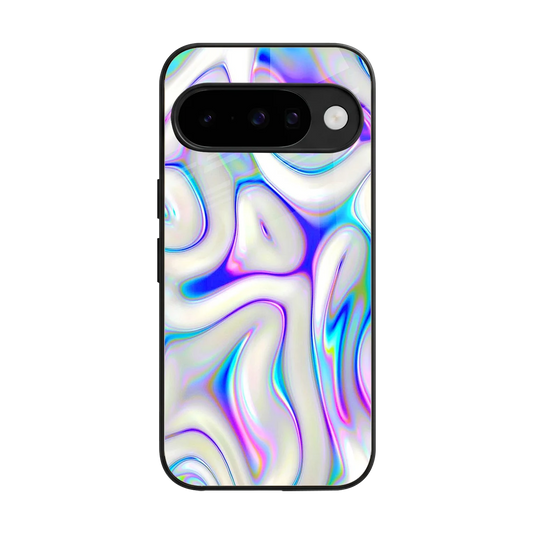 Lilac Drift back phone cover | glass case for google pixel 10