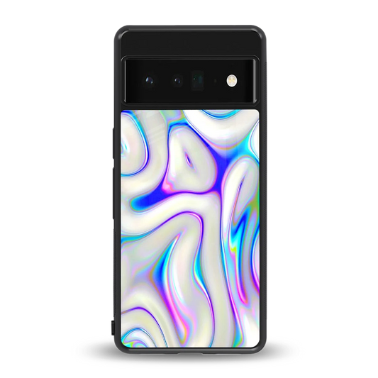 Lilac Drift back phone cover | glass case for google pixel 6 pro