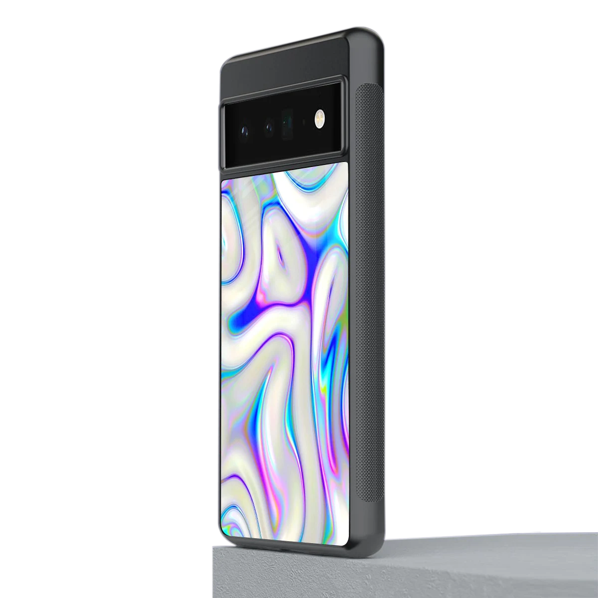 Lilac Drift stylish phone case for google pixel 6 pro | glossy glass and slim fit