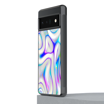 Lilac Drift stylish phone case for google pixel 6 pro | glossy glass and slim fit