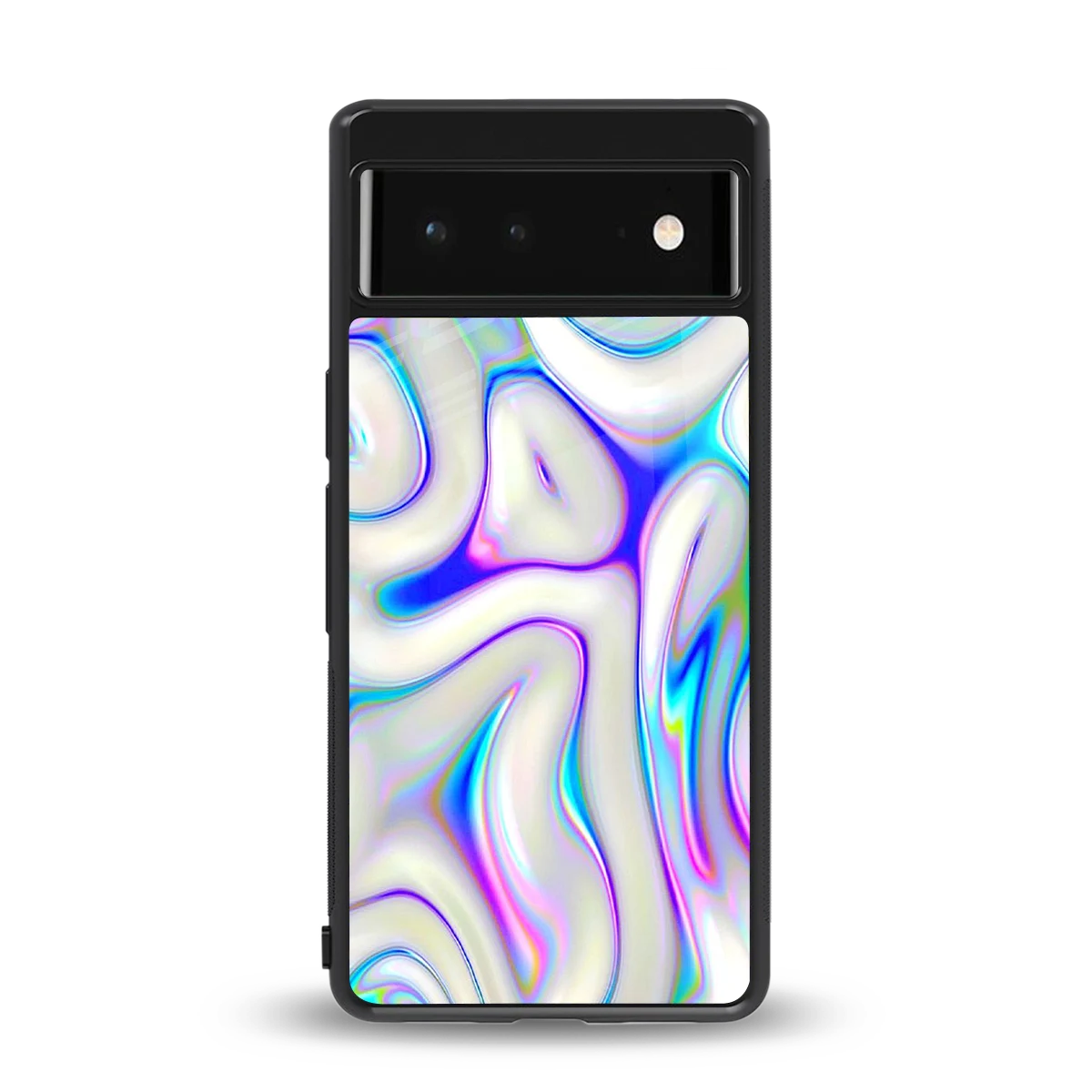 Lilac Drift back phone cover | glass case for google pixel 6a