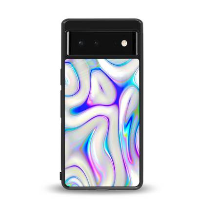 Lilac Drift back phone cover | glass case for google pixel 6a