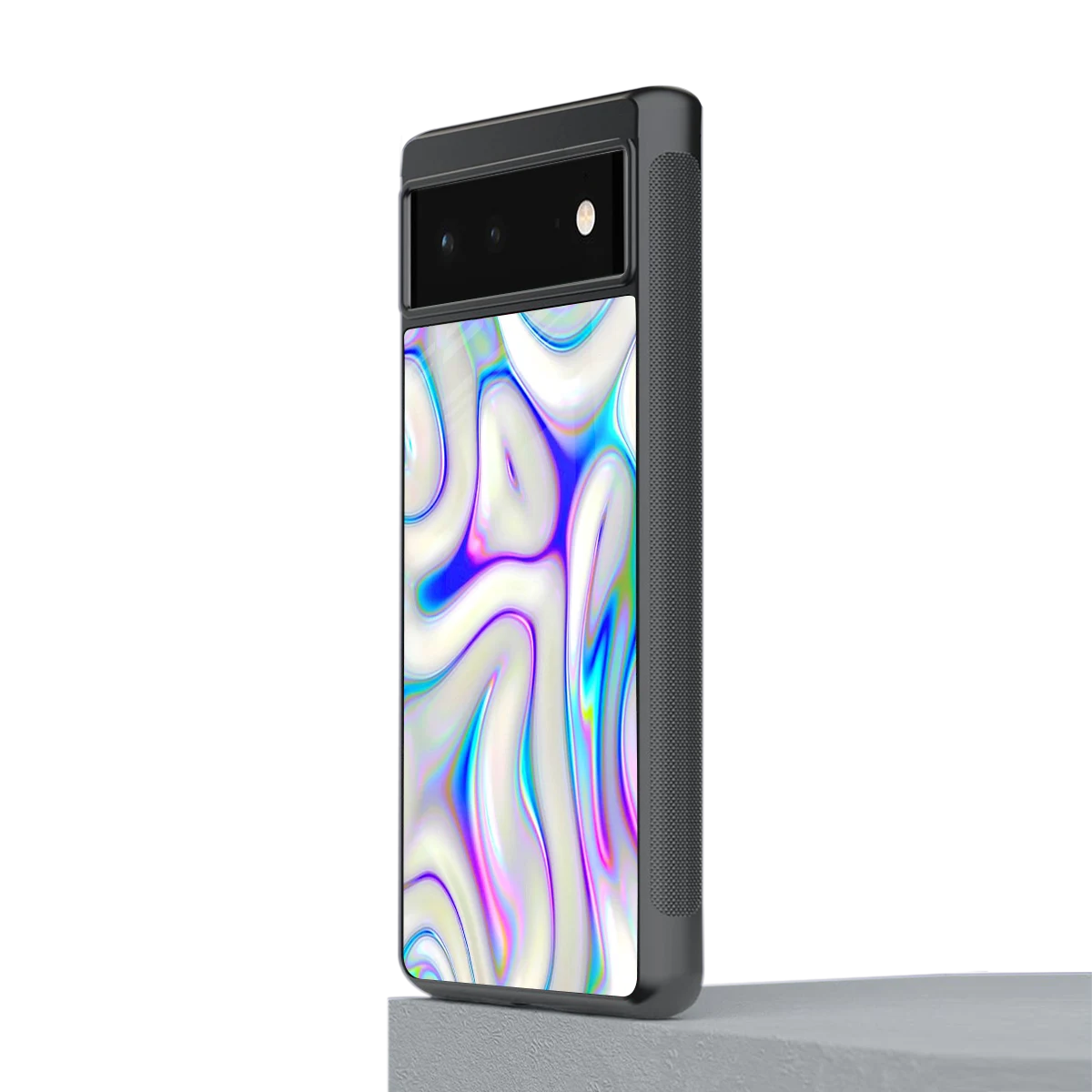 Lilac Drift stylish phone case for google pixel 6 | glossy glass and slim fit