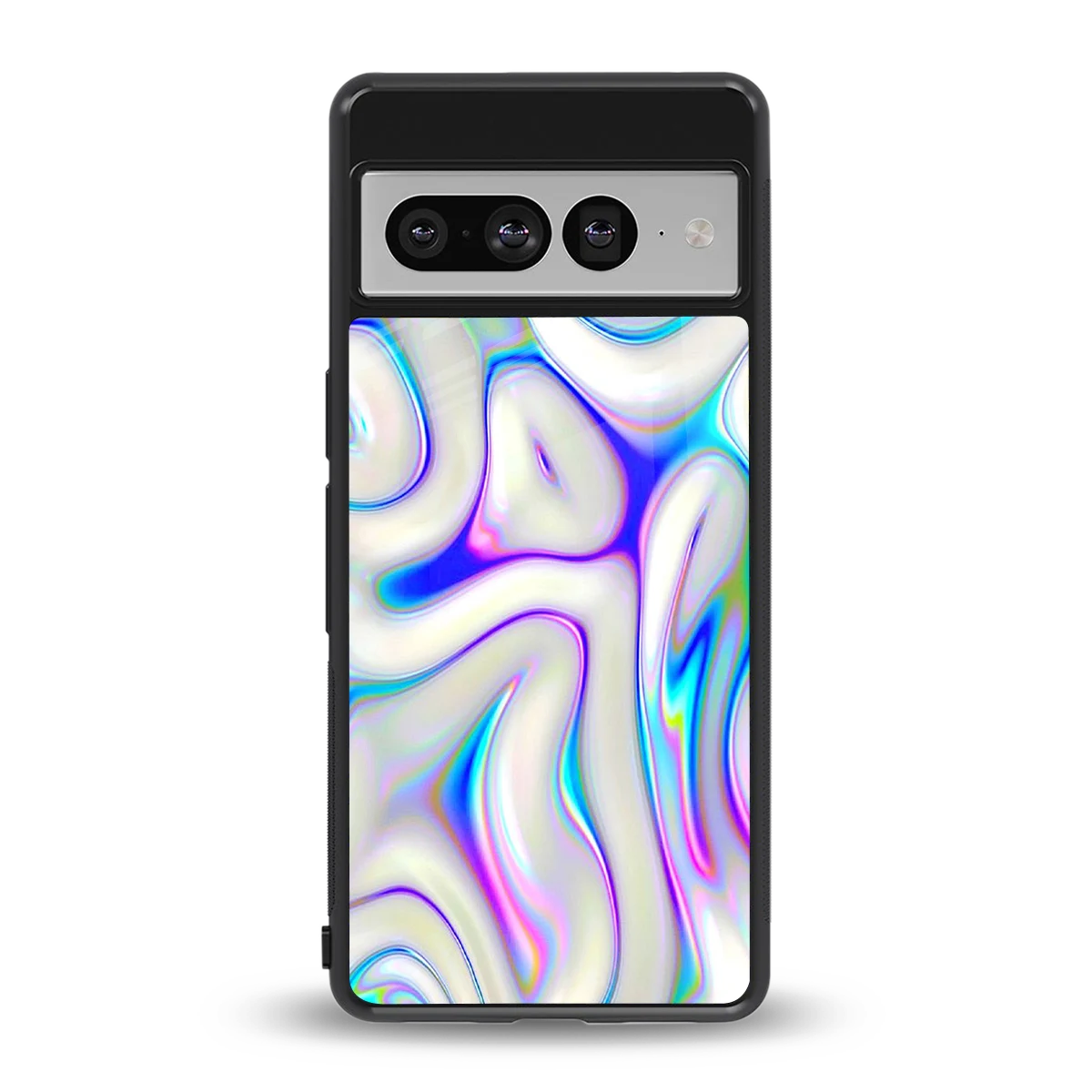 Lilac Drift back phone cover | glass case for google pixel 7 pro