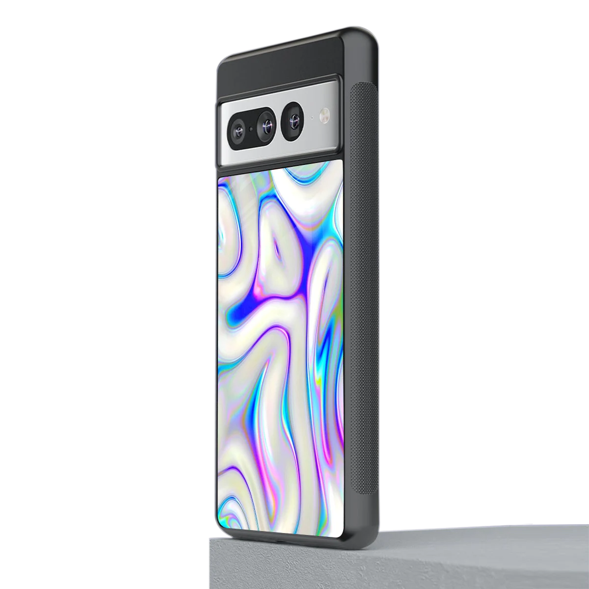Lilac Drift stylish phone case for google pixel 7 pro | glossy glass and slim fit
